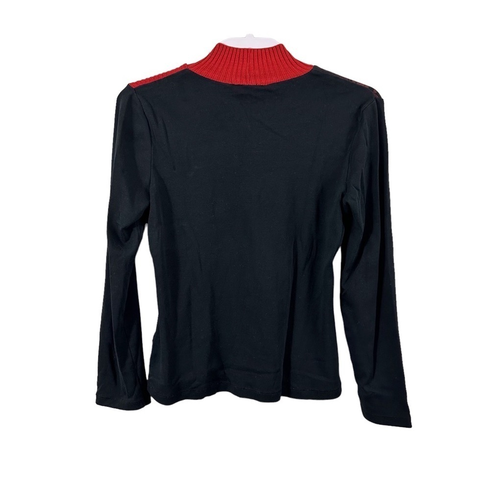Kalisson Mixed Print Jersey Knit Long Sleeve Top Runs Small EU Brans - Picture 7 of 8